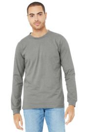 BELLA+CANVAS Unisex Heather CVC Long Sleeve Tee BC3501CVC - Image 31