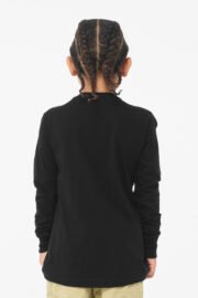 BELLA+CANVAS Youth Jersey Long Sleeve Tee BC3501Y - Image 3