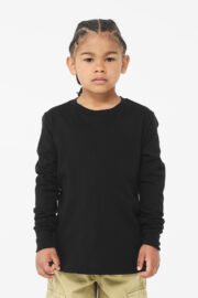 BELLA+CANVAS Youth Jersey Long Sleeve Tee BC3501Y - Image 5