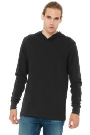 BELLA+CANVAS Unisex Jersey Long Sleeve Hoodie. BC3512 - Image 6