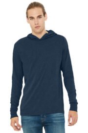 BELLA+CANVAS Unisex Jersey Long Sleeve Hoodie. BC3512 - Image 10