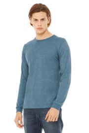 BELLA+CANVAS Unisex Triblend Long Sleeve Tee BC3513 - Image 2