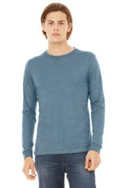 BELLA+CANVAS Unisex Triblend Long Sleeve Tee BC3513 - Image 3