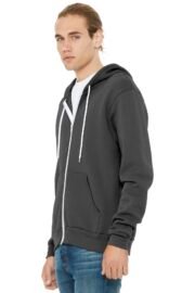 BELLA+CANVAS Unisex Sponge Fleece Full-Zip Hoodie. BC3739 - Image 2