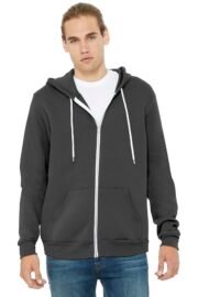 BELLA+CANVAS Unisex Sponge Fleece Full-Zip Hoodie. BC3739 - Image 9