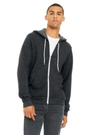 BELLA+CANVAS Unisex Sponge Fleece Full-Zip Hoodie. BC3739 - Image 16