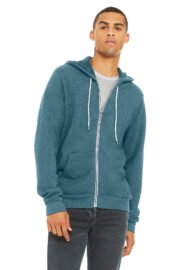 BELLA+CANVAS Unisex Sponge Fleece Full-Zip Hoodie. BC3739 - Image 19