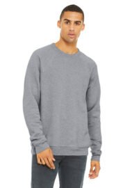 BELLA+CANVAS Unisex Sponge Fleece Raglan Sweatshirt. BC3901