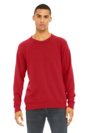 BELLA+CANVAS Unisex Sponge Fleece Raglan Sweatshirt. BC3901 - Image 35