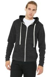 BELLA+CANVAS Unisex Triblend Sponge Fleece Full-Zip Hoodie. BC3909 - Image 2