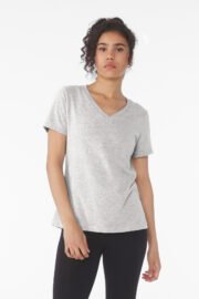 BELLA+CANVAS Women's Relaxed Heather CVC V-Neck Tee BC6405CVC - Image 8