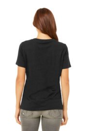 BELLA+CANVAS Women's Relaxed Heather CVC V-Neck Tee BC6405CVC - Image 4