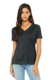 BELLA+CANVAS Women's Relaxed Heather CVC V-Neck Tee BC6405CVC - Image 10