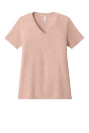 BELLA+CANVAS Women's Relaxed Heather CVC V-Neck Tee BC6405CVC - Image 12