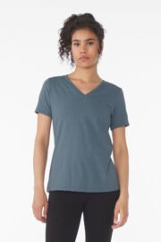BELLA+CANVAS Women's Relaxed Heather CVC V-Neck Tee BC6405CVC - Image 13