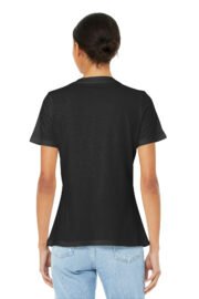 BELLA+CANVAS Women's Relaxed Jersey Short Sleeve V-Neck Tee. BC6405 - Image 4