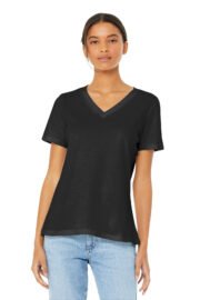 BELLA+CANVAS Women's Relaxed Jersey Short Sleeve V-Neck Tee. BC6405 - Image 10