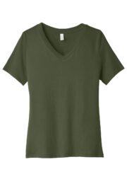 BELLA+CANVAS Women's Relaxed Jersey Short Sleeve V-Neck Tee. BC6405 - Image 13