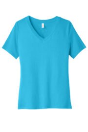 BELLA+CANVAS Women's Relaxed Jersey Short Sleeve V-Neck Tee. BC6405 - Image 20