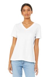 BELLA+CANVAS Women's Relaxed Jersey Short Sleeve V-Neck Tee. BC6405 - Image 21