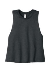 BELLA+CANVAS Women's Racerback Cropped Tank. BC6682 - Image 5