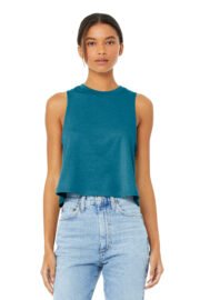 BELLA+CANVAS Women's Racerback Cropped Tank. BC6682 - Image 10