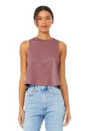 BELLA+CANVAS Women's Racerback Cropped Tank. BC6682 - Image 12