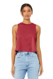 BELLA+CANVAS Women's Racerback Cropped Tank. BC6682 - Image 15
