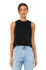 BELLA+CANVAS Women's Racerback Cropped Tank. BC6682 - Image 17