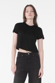 BELLA+CANVAS Women's Flowy Cropped Tee BC8882 - Image 2