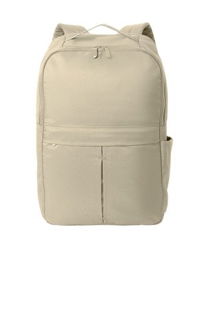 BG235_SAHARA_Flat_Front Port Authority Matte Backpack BG235 - Image 1