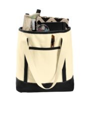 Port Authority Large Cotton Canvas Tote. BG413 - Image 3