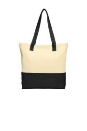 Port Authority Colorblock Cotton Tote. BG414 - Image 3