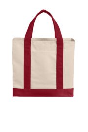 Port Authority Cotton Canvas Two-Tone Tote BG429 - Image 7
