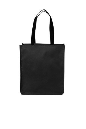 BG431_black_flat_straight Port Authority Upright Essential Tote BG431 - Image 1