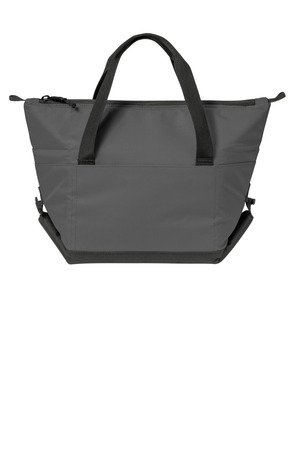 BG515_charcoaldrkchrcl_flat_front Port Authority 6-Can Collapsible Cooler BG515 - Image 1