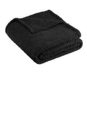 BP36_black_flat_folded Port Authority Cozy Blanket. BP36 - Image 1