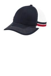 Port Authority Two-Stripe Snapback Trucker Cap. C113 - Image 7