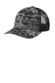 Port Authority Digi Camo Snapback Trucker Cap C114 - Image 2
