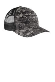 Port Authority Digi Camo Snapback Trucker Cap C114 - Image 3