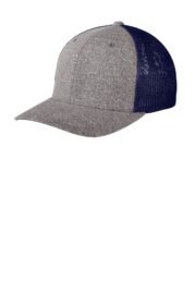 Port Authority Flexfit Melange Mesh Back Trucker Cap C302 - Image 7