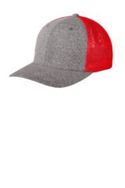 Port Authority Flexfit Melange Mesh Back Trucker Cap C302 - Image 8