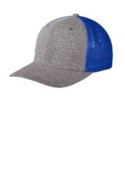 Port Authority Flexfit Melange Mesh Back Trucker Cap C302 - Image 9