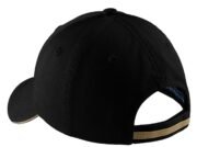 Port Authority Sandwich Bill Cap with Striped Closure. C830 - Image 3
