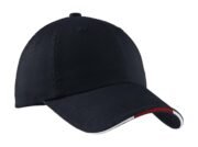 Port Authority Sandwich Bill Cap with Striped Closure. C830 - Image 8