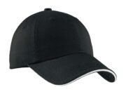 Port Authority Sandwich Bill Cap with Striped Closure. C830 - Image 6