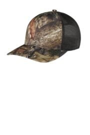 Port Authority Performance Camouflage Mesh Back Snapback Cap C892 - Image 9