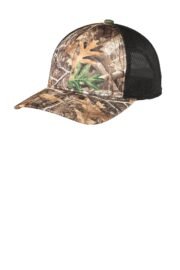 Port Authority Performance Camouflage Mesh Back Snapback Cap C892 - Image 10