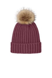 Port Authority Faux Fur Pom Beanie C990