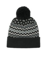 Port Authority Alpine Pom Beanie C991 - Image 2